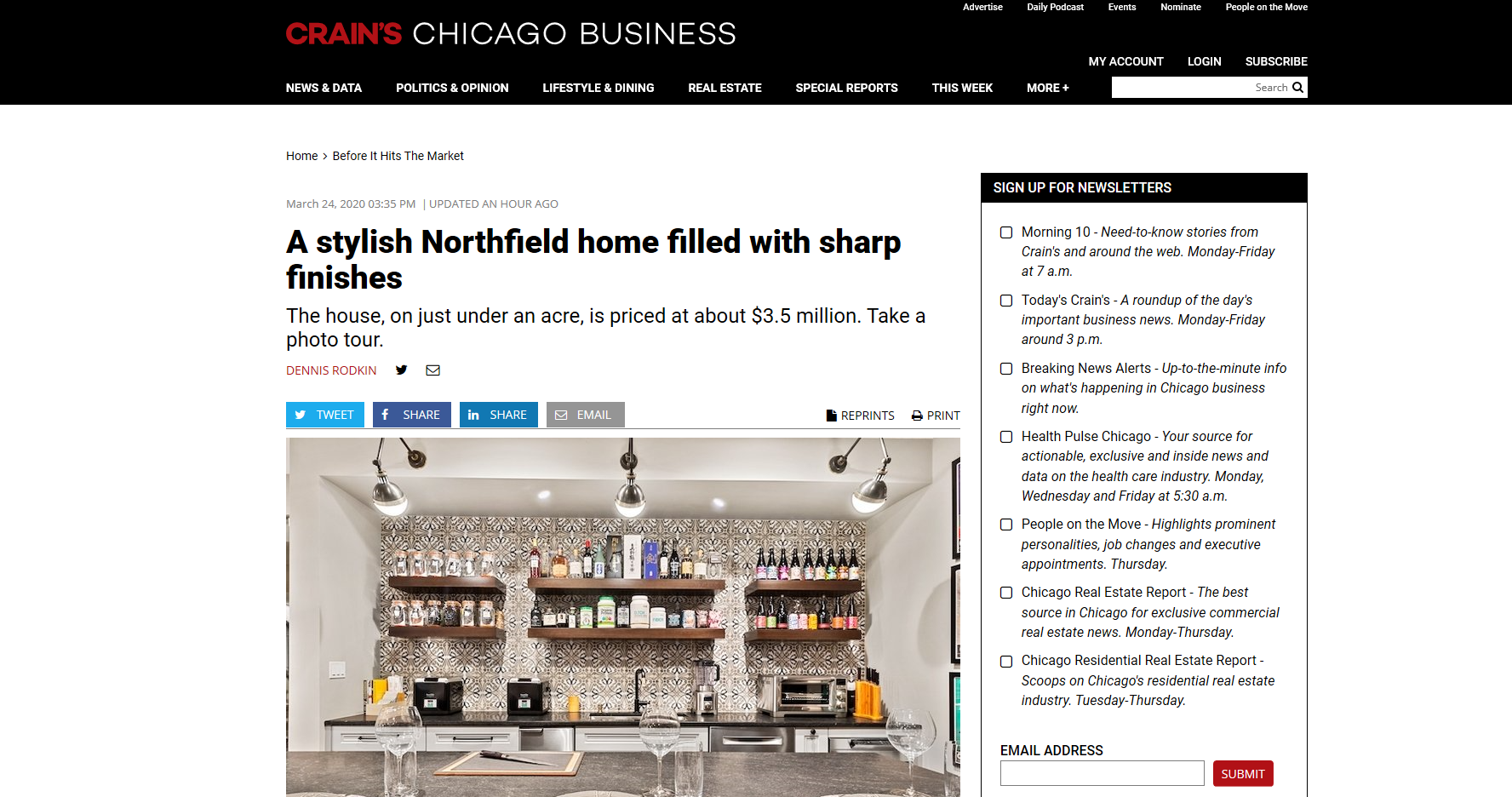 Drury Lane Featured in Crain’s Chicago Business! Design Your Life